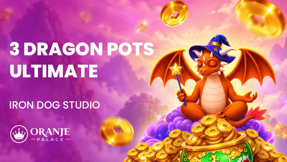 3 Dragon Pots Ultimate review | Nieuwe slot van Iron Dog Studio