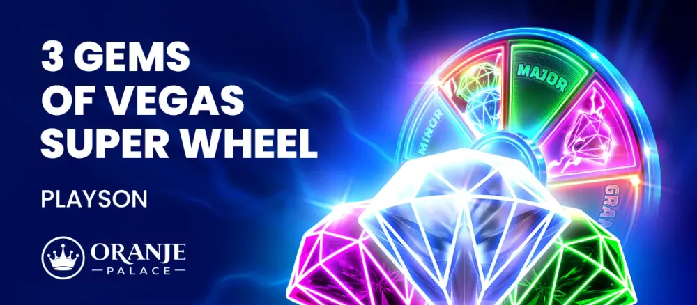 3 Gems of Vegas: Super Wheel review | Nieuwe slot van Playson | Oranje Palace