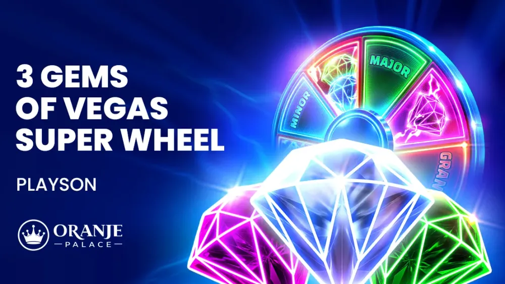 3 Gems of Vegas: Super Wheel review | Nieuwe slot van Playson | Oranje Palace