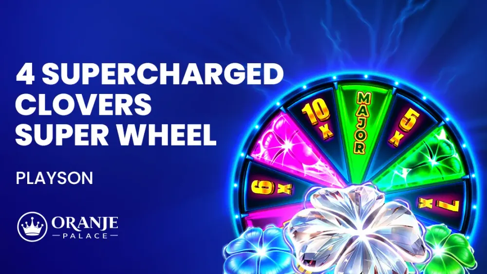 4 Supercharged Clovers: Super Wheel review | Nieuwe slot van Playson