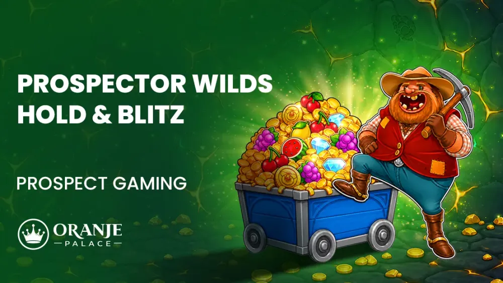 Prospector Wilds Hold & Blitz slot review | Prospect Gaming videoslot | Oranje Palace