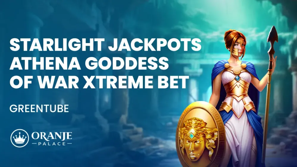 Starlight Jackpots Athena Goddess of War Xtreme Bet slot review | Greentube | Oranje Palace